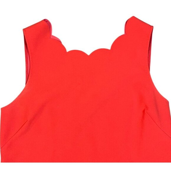 J.Crew V-Back Scalloped Shift Dress Size 12 - Picture 6 of 8